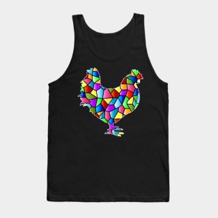Chicken Colorful Piece Tank Top